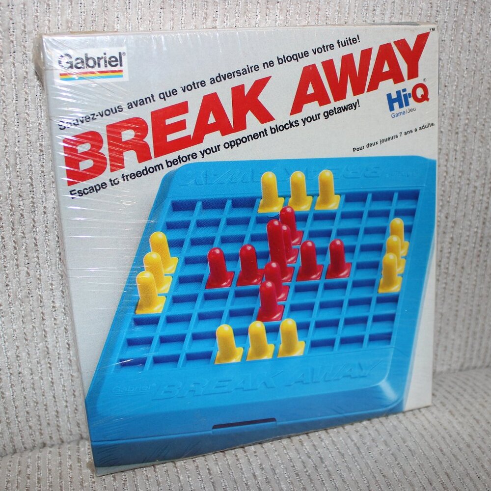 3/$77❤️sealed vintage 1972 BREAK AWAY board game Gabriel Hi-Q CBS Toys Hong Kong